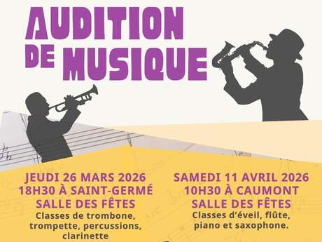 Audition Ecole de Musique