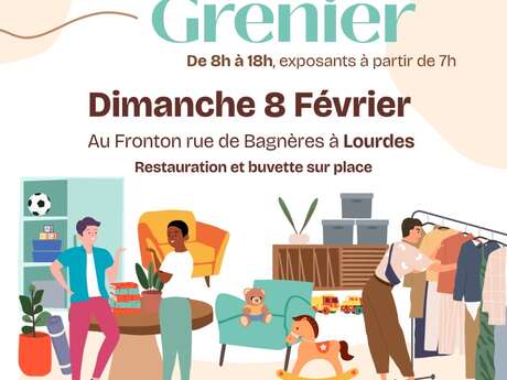 Vide-grenier au fronton
