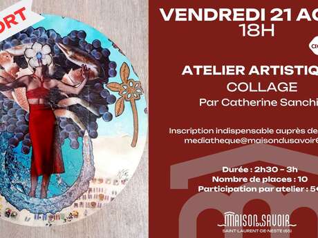 ATELIER ARTISTIQUE AVEC Catherine SANCHIS