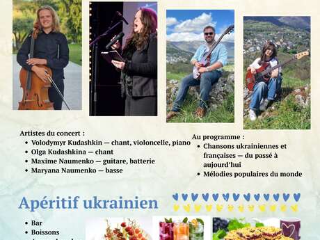 Concert caritatif : soirée chants et musique pour l’Ukraine
