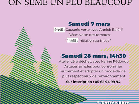 Atelier zéro déchet à la Médiathèque de Lourdes