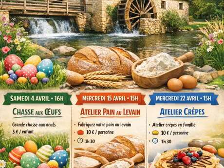 Atelier pain au Moulin de Sabathier