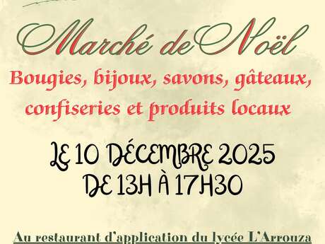 Marché de Noël du lycée de l’Arrouza