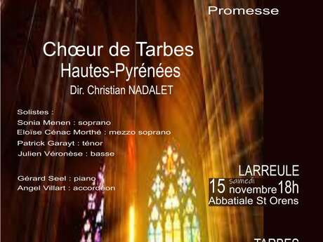 Concert Choeur de Tarbes
