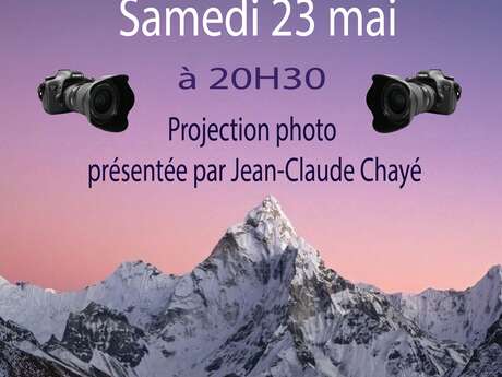 Projection photos en vallée de Castelloubon