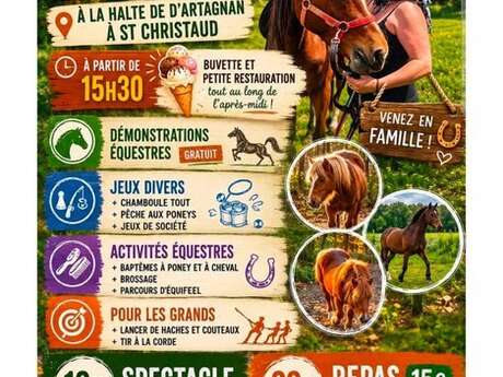 Après-midi jeux équestres
