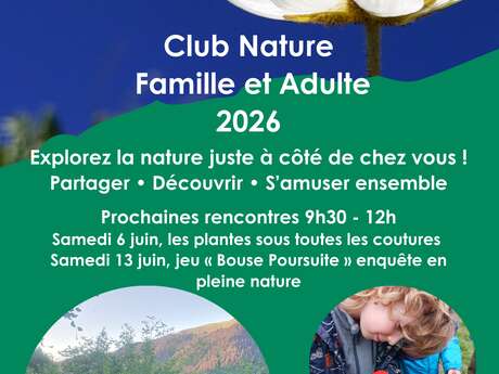 Club Nature Famille et Adulte