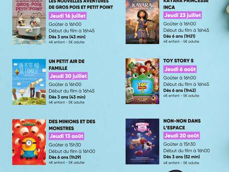 Ciné-goûter pour les enfants