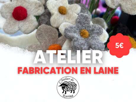 Atelier création en laine de mouton