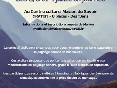 ATELIER ARTISTIQUE AVEC Catherine SANCHIS