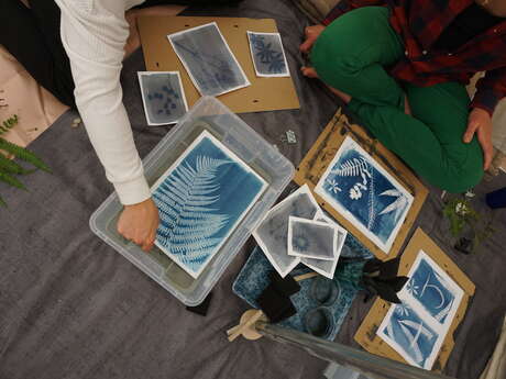 Atelier cyanotype