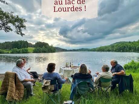 Atelier oenologique au lac de Lourdes avec Clairette