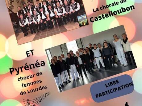 Concert avec la chorale de Castelloubon et Pyrénéa