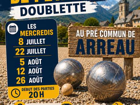 Concours de pétanque doublette