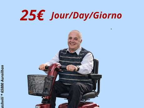 LOCATION DE SCOOTERS EASY SCOOTER LOURDES