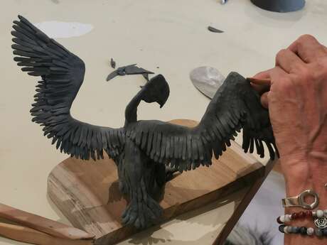 Atelier sculpture en pastiline à la médiathèque