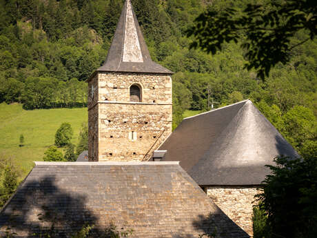 Visite de l'église de Génos