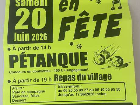 TIBIRAN JAUNAC EN FETE