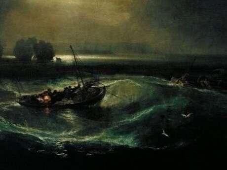 Atelier d'arts-plastiques adultes Joseph Mallord William TURNER ( pêcheurs dans la tempête)