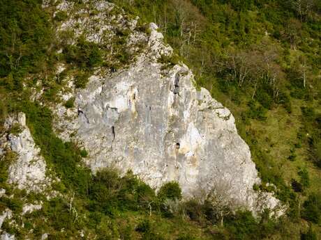 ROCHER D'ESCALADE DE LORTET