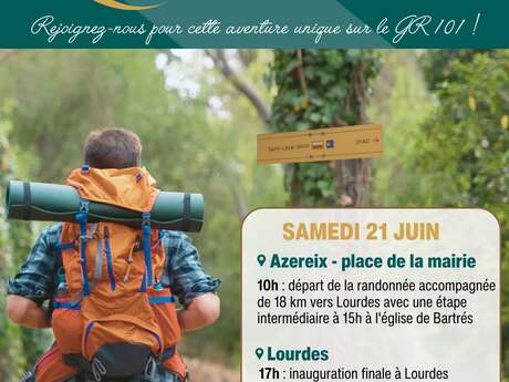 Inauguration du GR 101 - le chemin de Lourdes