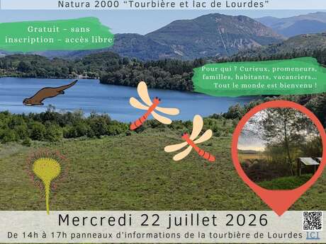 Point rencontre nature la tourbière du lac de Lourdes