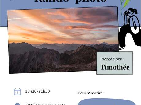 Assocation ArtLab Eclore : Rando photo coucher de soleil