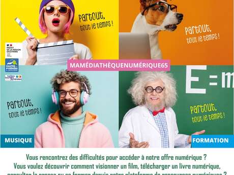 Rendez-vous numériques à la médiathèque de Lourdes