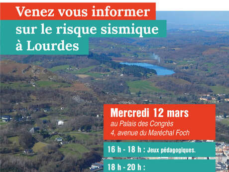 Réunion publique - Venez vous informer sur le risque sismique à Lourdes