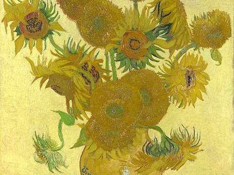 Atelier d'arts-plastiques enfants-Van Gogh les tournesols
