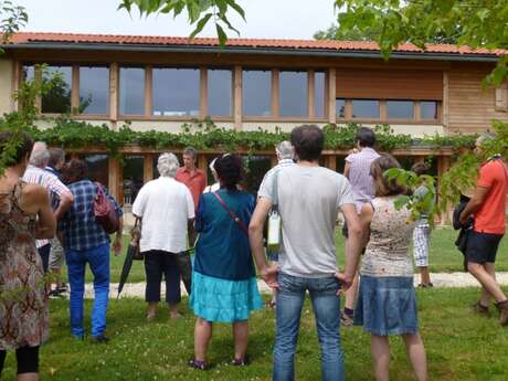 Visite de l'écocentre Pierre & Terre
