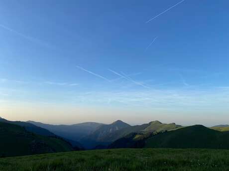 Sortie encadrée au coucher du soleil
