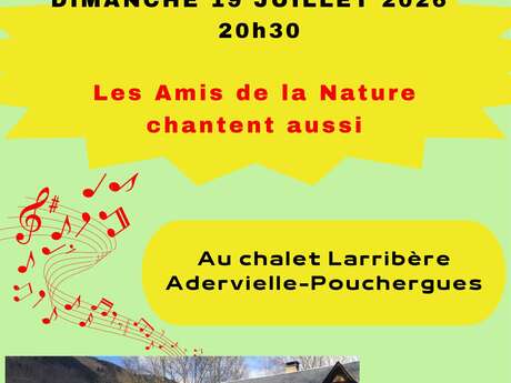 Concert - chant choral au chalet Larribère