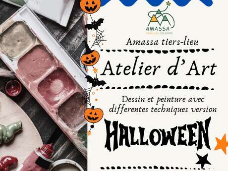 Atelier créatif pour Halloween au Tiers Lieu Amassa