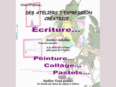 Ateliers d'expression Peinture Collage Pastels