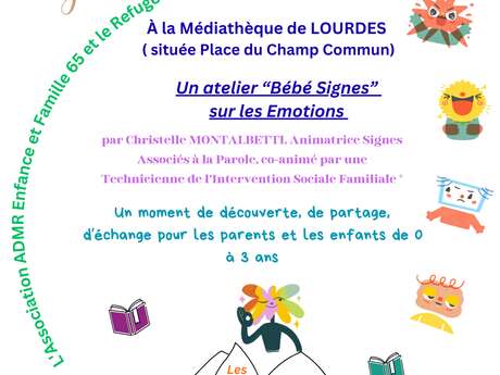 Atelier bébé signes à la médiathèque