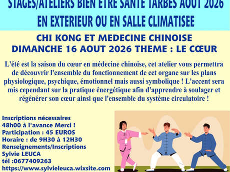 Stage Chi kong et médecine chinoise "Le coeur"