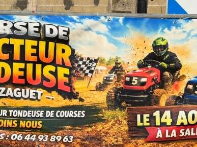 COURSE DE TRACTEUR TONDEUSE