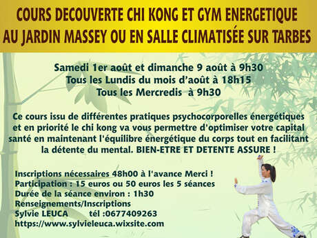 Cours découverte Chi kong et Gym énergétique