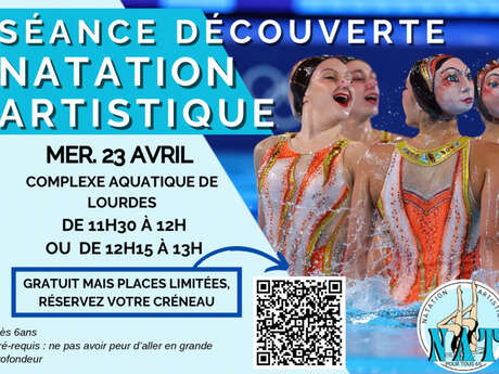Séance découverte gratuite de natation artistique Séance découverte gratuite de natation artistique