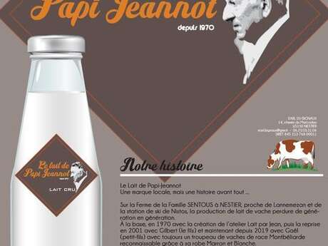 EARL DU BIGNAUX - LE LAIT DE «PAPI JEANNOT»