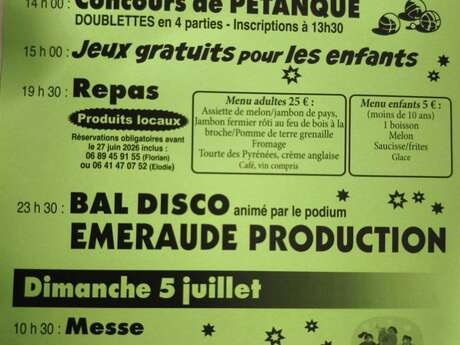 Fête et brandon