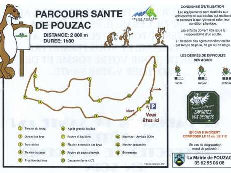PARCOURS SPORTIF ET DE SANTE DE POUZAC