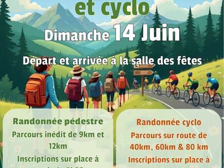 Randonnée pédestre et cyclo