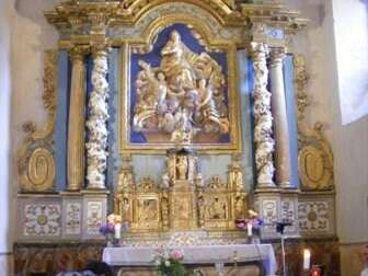 RETABLE D'UN SEUL PANNEAU DU 18ème FERRERE MARC