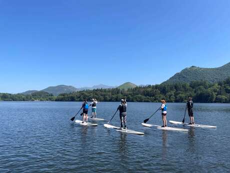 STAND UP PADDLE SUR LE LAC DE LOURDES AVEC O2LOURDES
