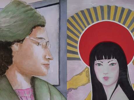 EXPOSITION "FEMMES DU MONDE & …" MICHELLE G & VALIE F. –– CHEZ ARABESQUE