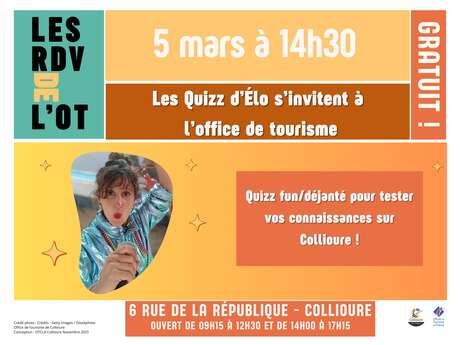 LES QUIZZ D'ÉLO S'INVITENT À L'OFFICE DE TOURISME
