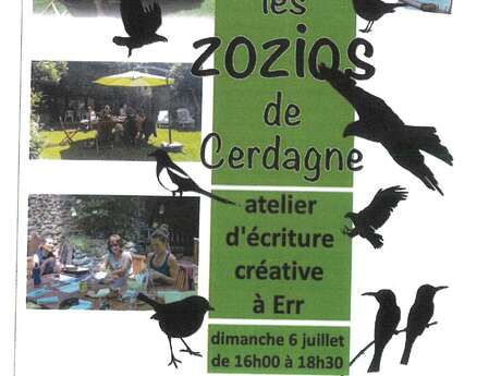 LES ZOZIOS DE CERDAGNE - ATELIER D'ÉCRITURE CRÉATIVE - ERR