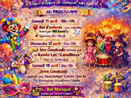 CARNAVAL - BAL D’ENFANTS ORGANISÉ PAR LE COMITÉ DE CARNAVAL